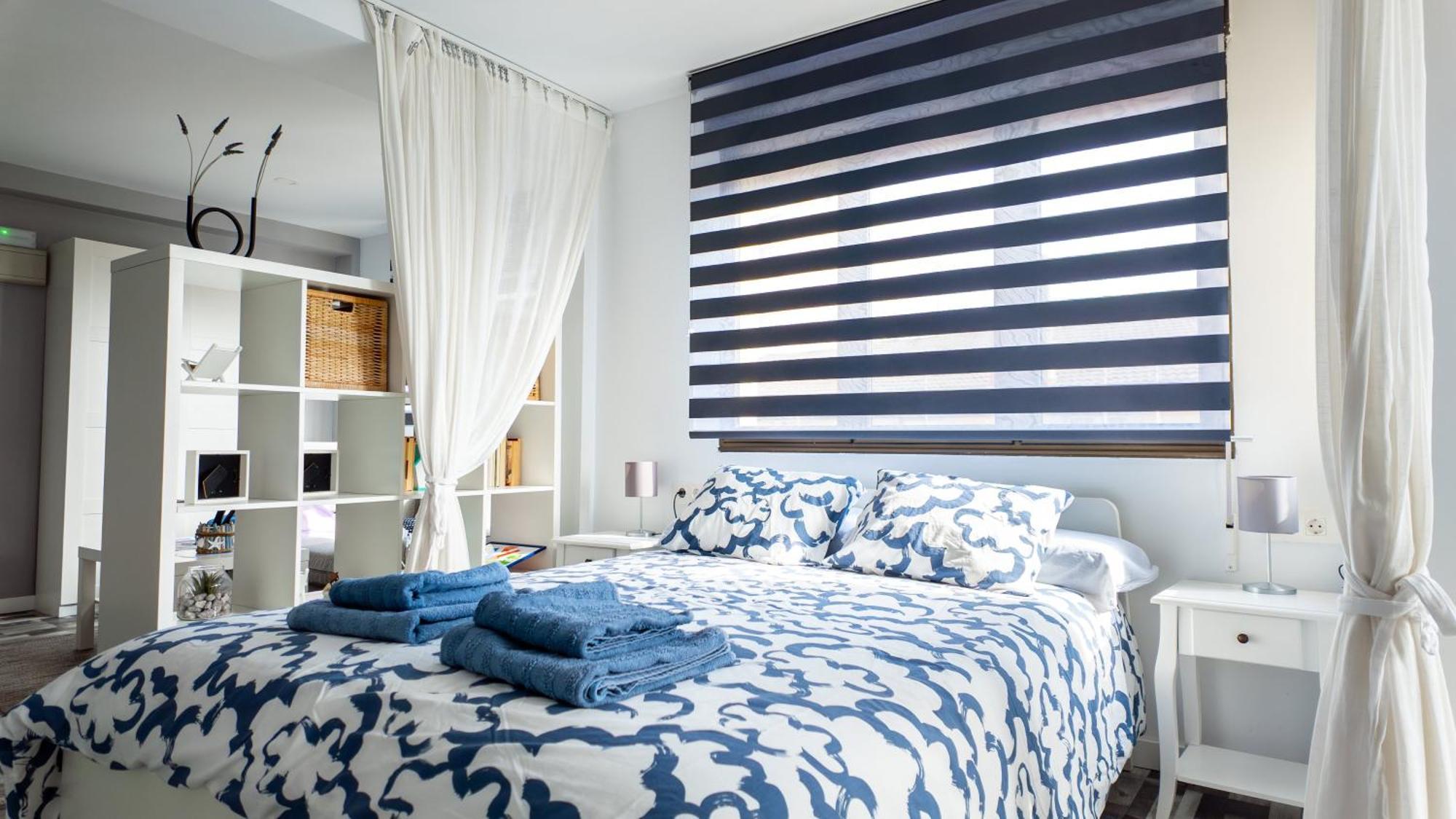 Loft En Gijon - Cimavilla Con Vistas Al Cerro Bagian luar foto